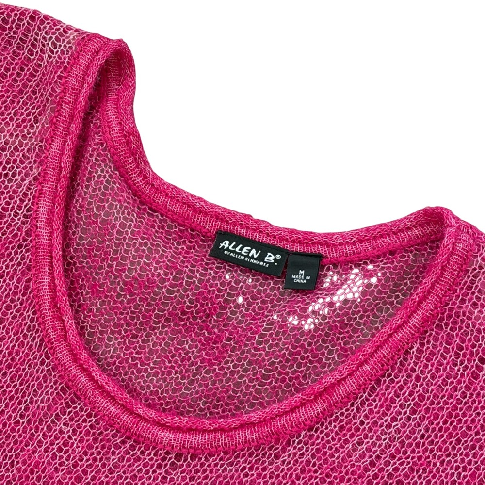 Allen B Wool Y2K Asymmetrical Knit Sweater - Picture 2 of 4